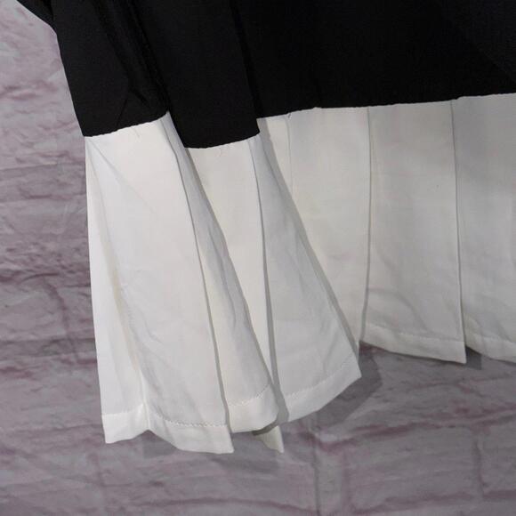 Commense Black Sleeveless Dress with Pleated Hem - XL NWT - Picture 5 of 9